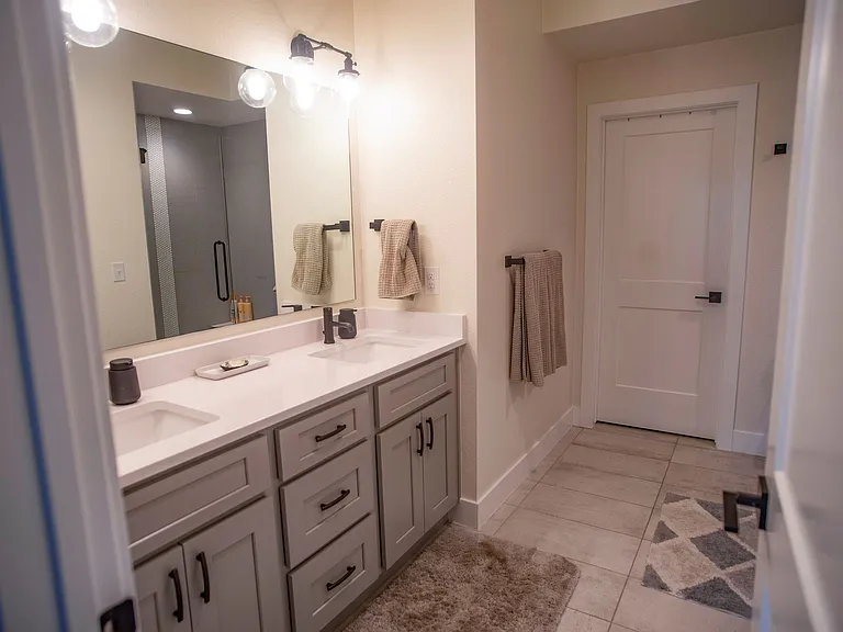 Main floor bathroom attached to main floor master.
