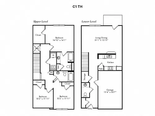 Floor plan CI TOWNHOUSE