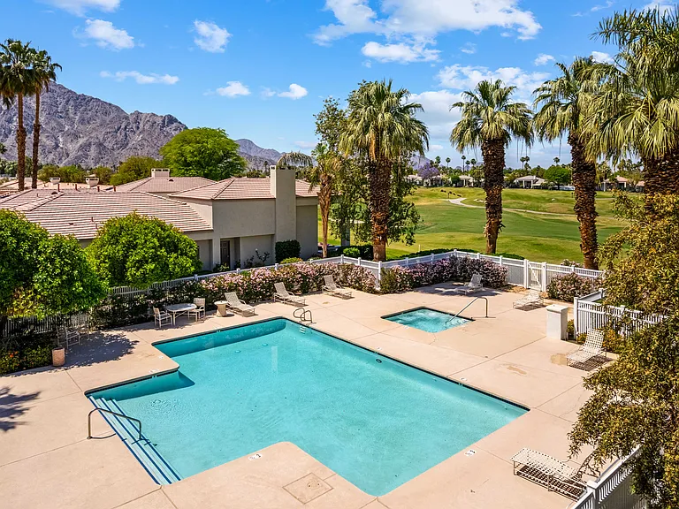 This is just one of the two communal pools you'll have convenient access too.