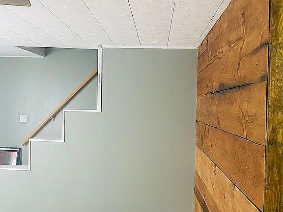 Living room with shiplap