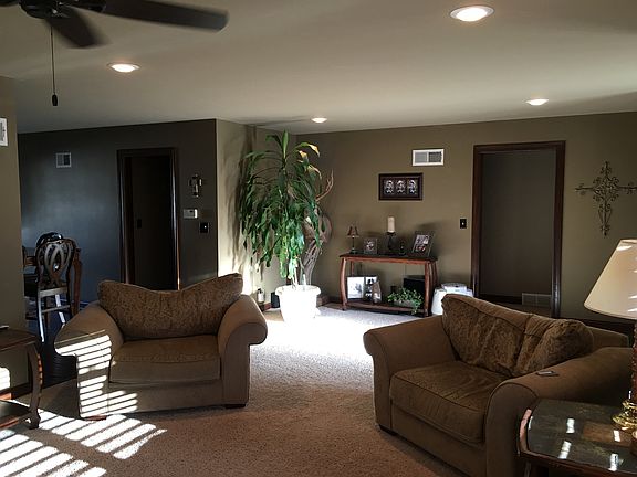 Upstairs living area