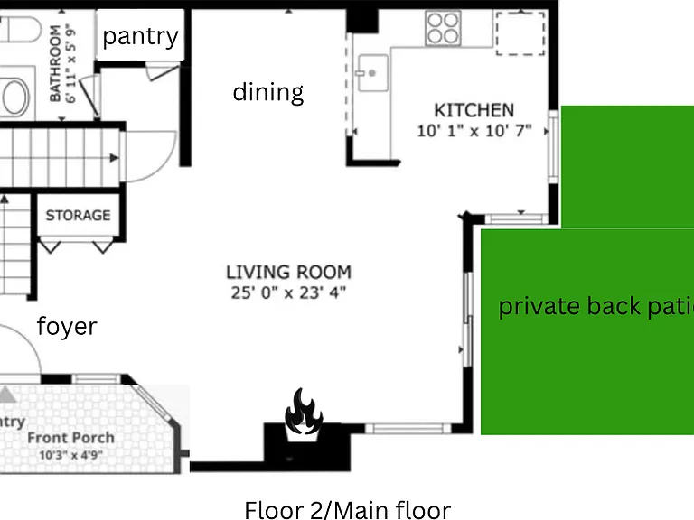 Main floor