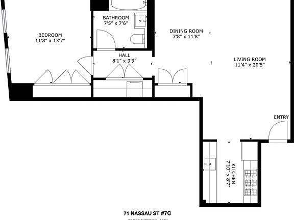 2nd image of 71 Nassau St APT 7C