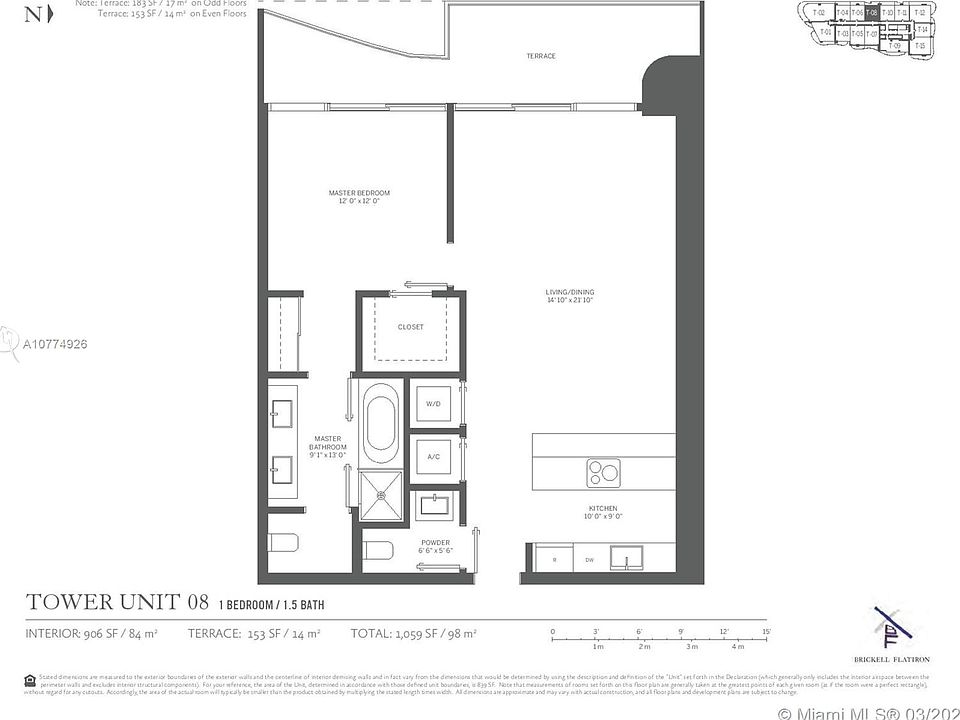 1st image of 1000 Brickell Ave #2808