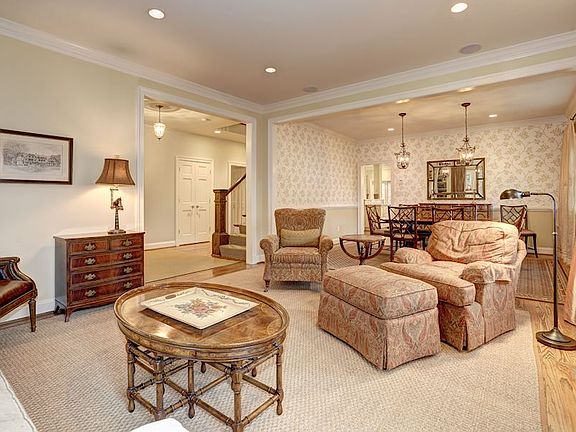 Formal Living Room w/ Gas Fireplace