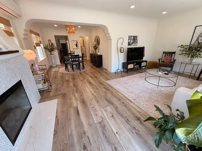 Open concept living area.