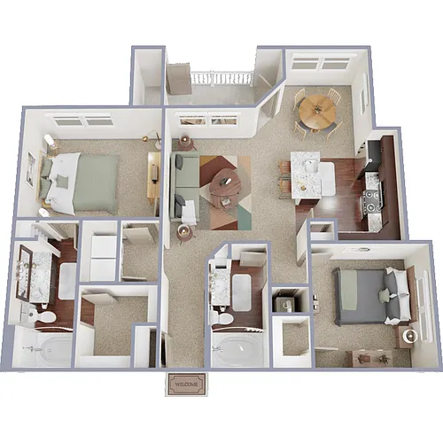 Floor plan B1