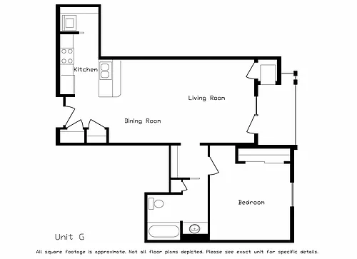 Floor plan G