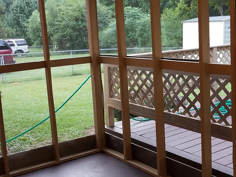 View of Screened Patio and Deck