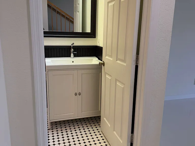 First floor bathroom for bedroom / theater / office with ensuite bathroom