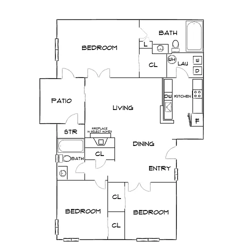 Floor plan Design 3A