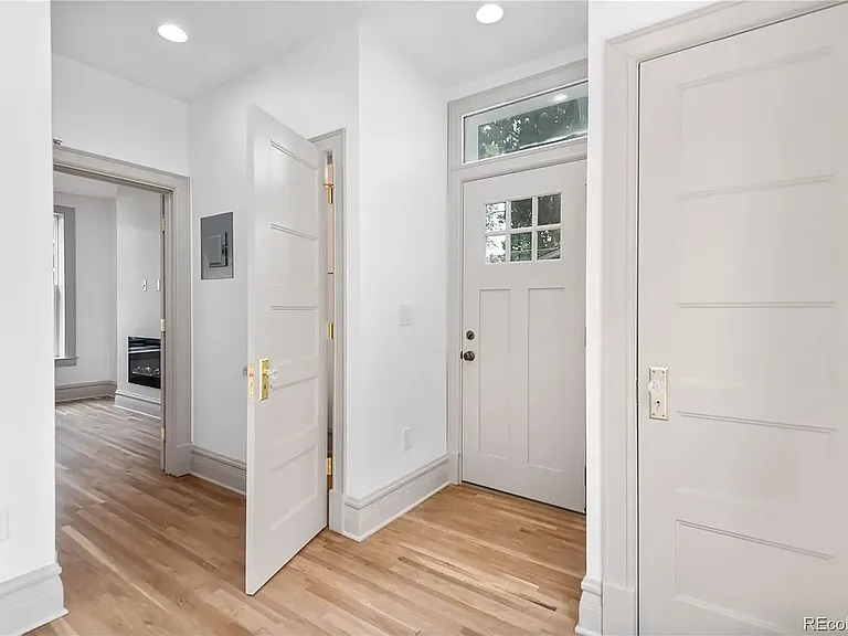 Mudroom and door to powder room