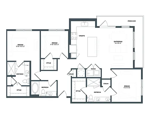 Floor plan C1