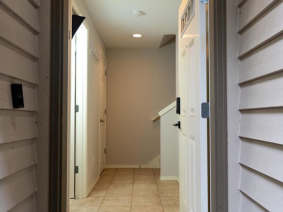 Front door, secluded entrance away from main street