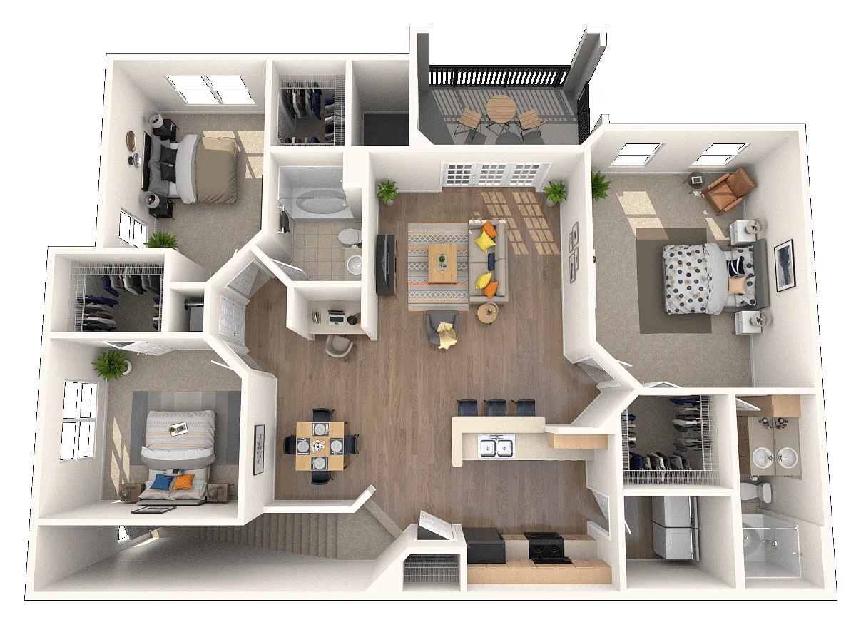 Floor plan C3/C4 - The Jessamine