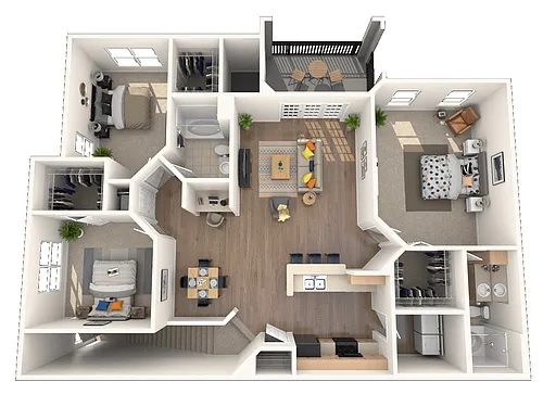 Floor plan C3/C4 - The Jessamine