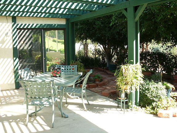 first covered patio