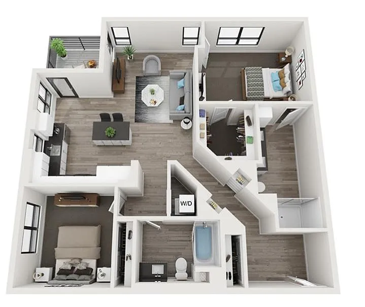 Floor plan B2A