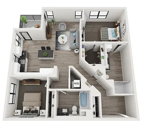 Floor plan B2A