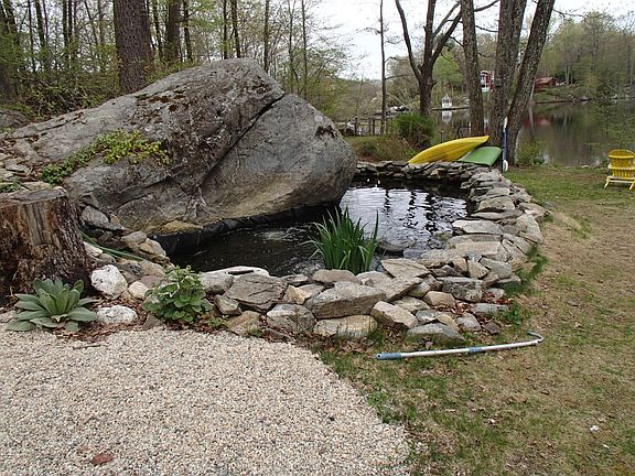 Pond with Japanese Garden