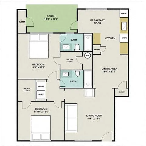 Floor plan THE DOGWOOD