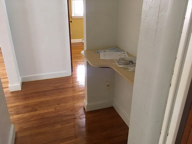 Front 50's phone nook - looking towards 1st bedroom