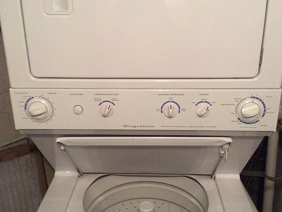 Washer and dryer in unit