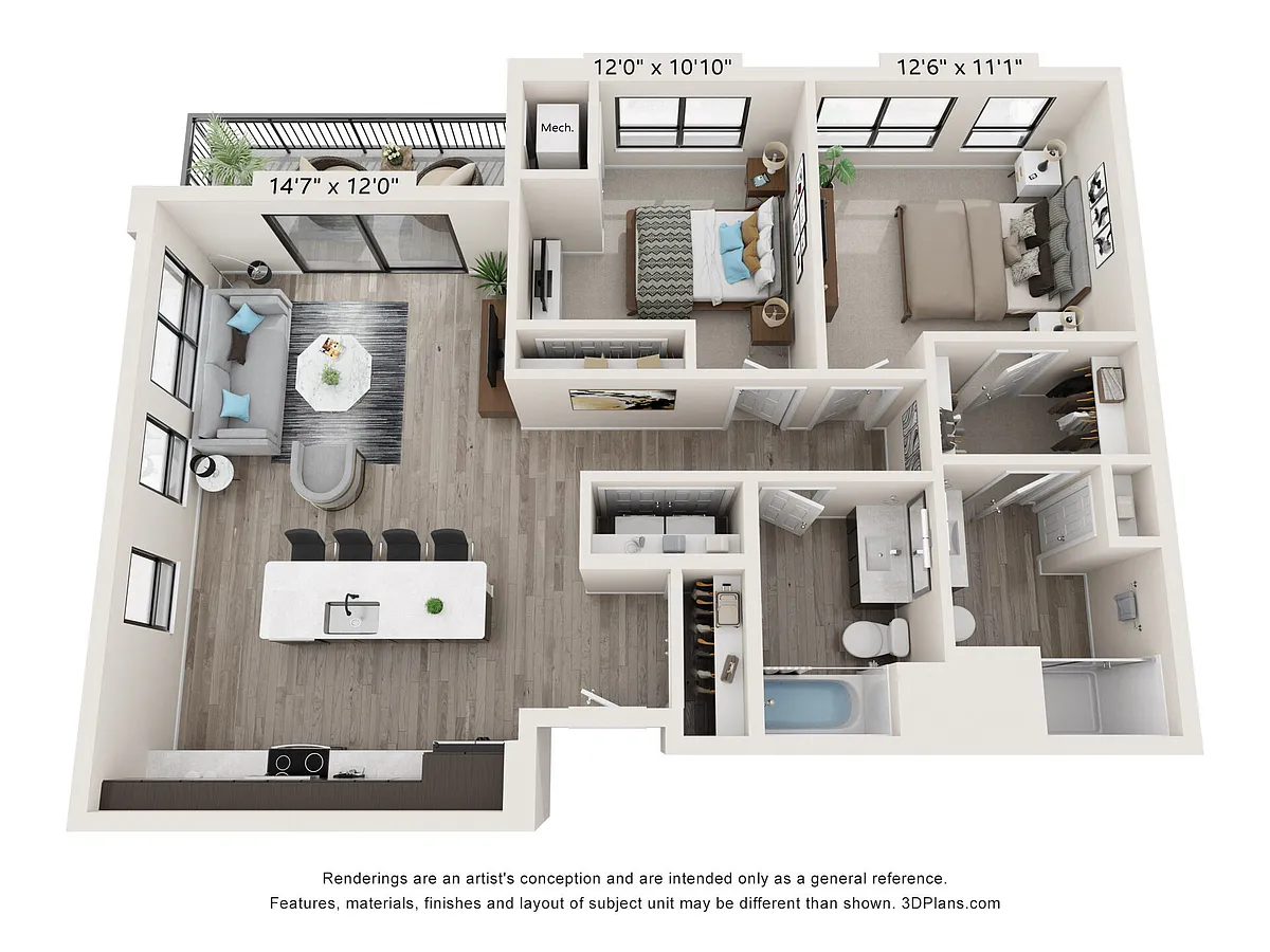 Floor plan B1