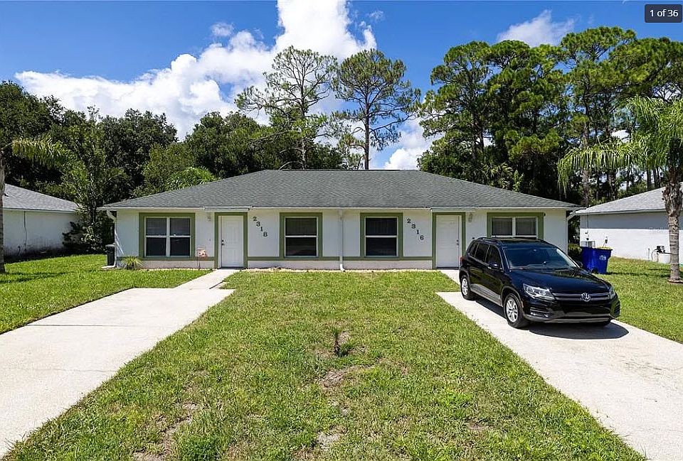 2318 & 2316 India Palm with separate driveways