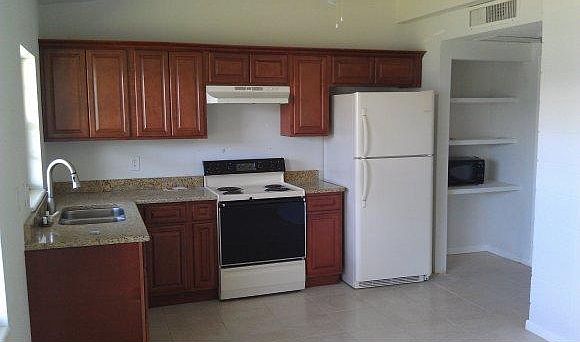 Wood Kitchen with Granite Countertop
