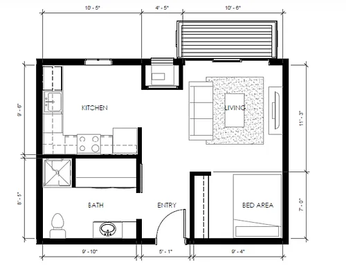 Floor plan 0ST-D-A