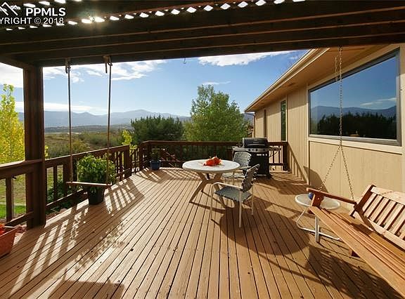 Large, private deck with southern exposure  * incredible views from south to west