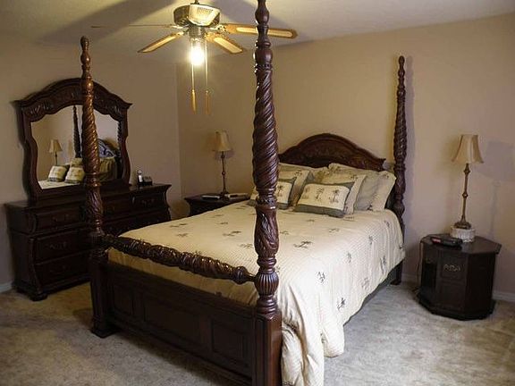 Master Bedroom has walk-in closet and full bath.