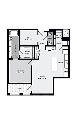 Floor plan The Hawthorne