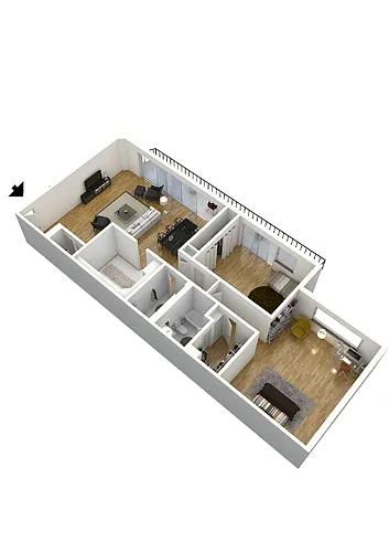 Floor plan B2A