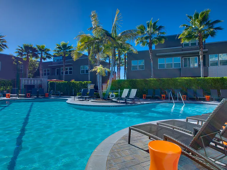Plenty of seating and tanning areas