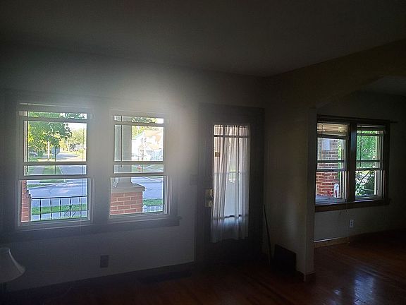 living space and front door