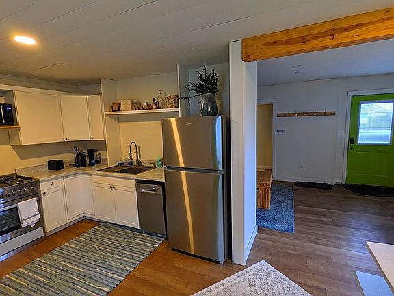 kitchen and front entry