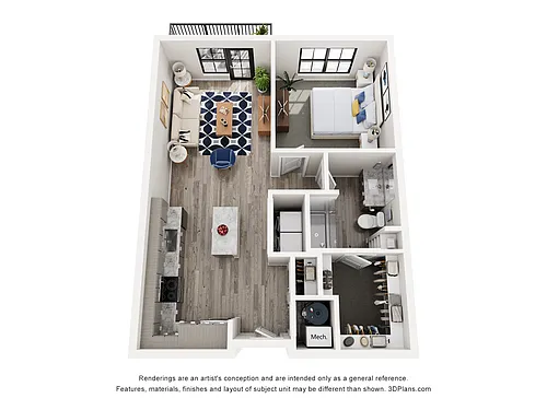 Floor plan Sea Drift - A3.B