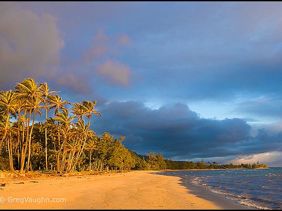 Typical sunrise at Kaaawa beach!