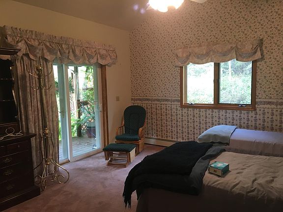 Master bedroom with walkin closet