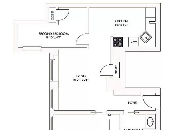 2nd image of 66 Madison Ave APT 7E