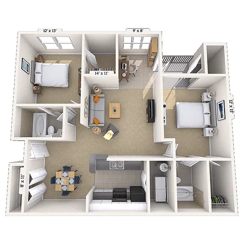 Floor plan 22D