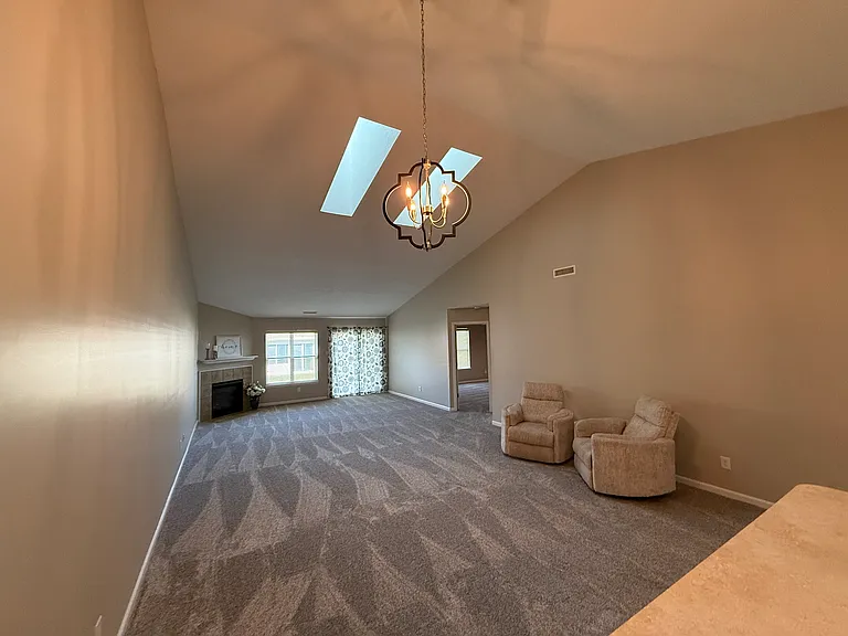 Open concept living area.