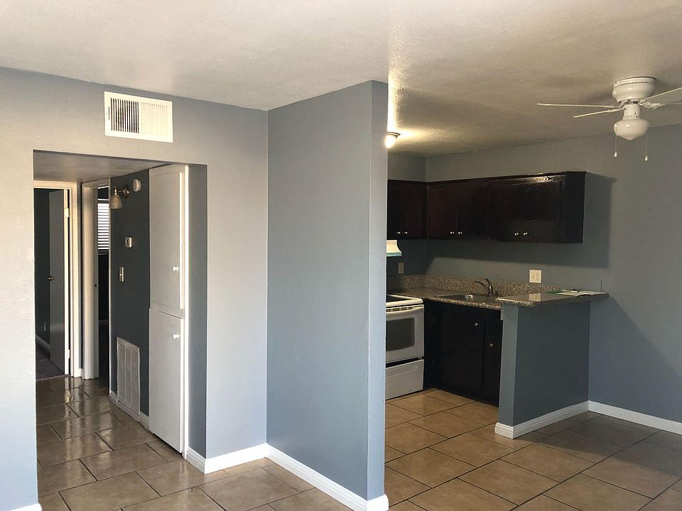 kitchen and living room