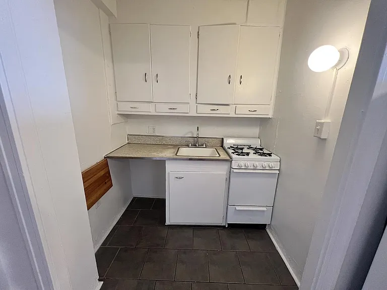Lots of storage space in kitchen.