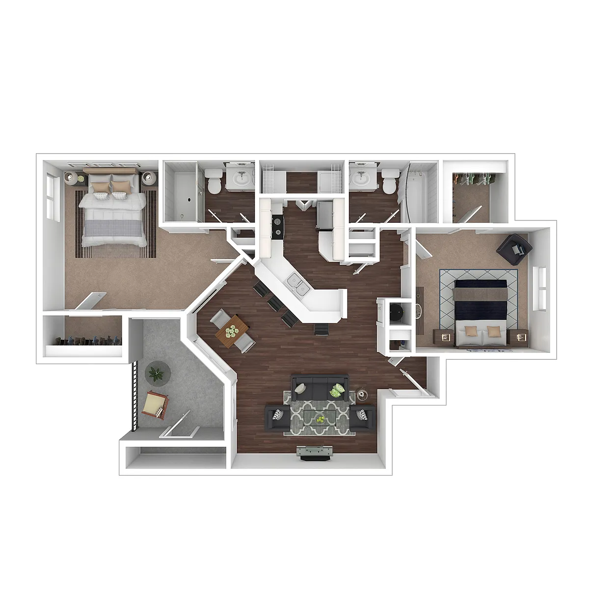 Floor plan B3