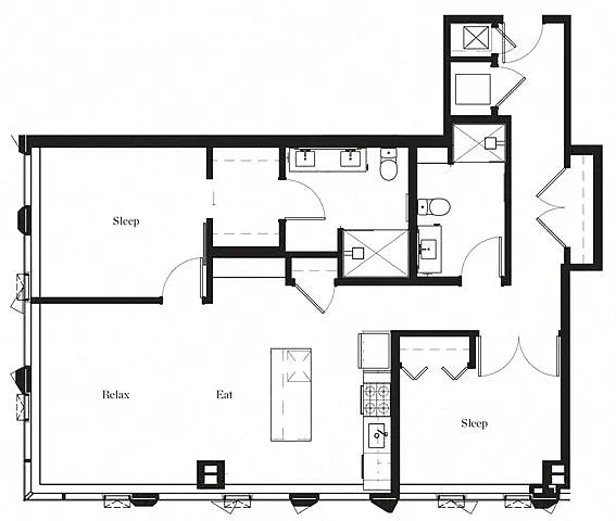 Floor plan 4102-4602
