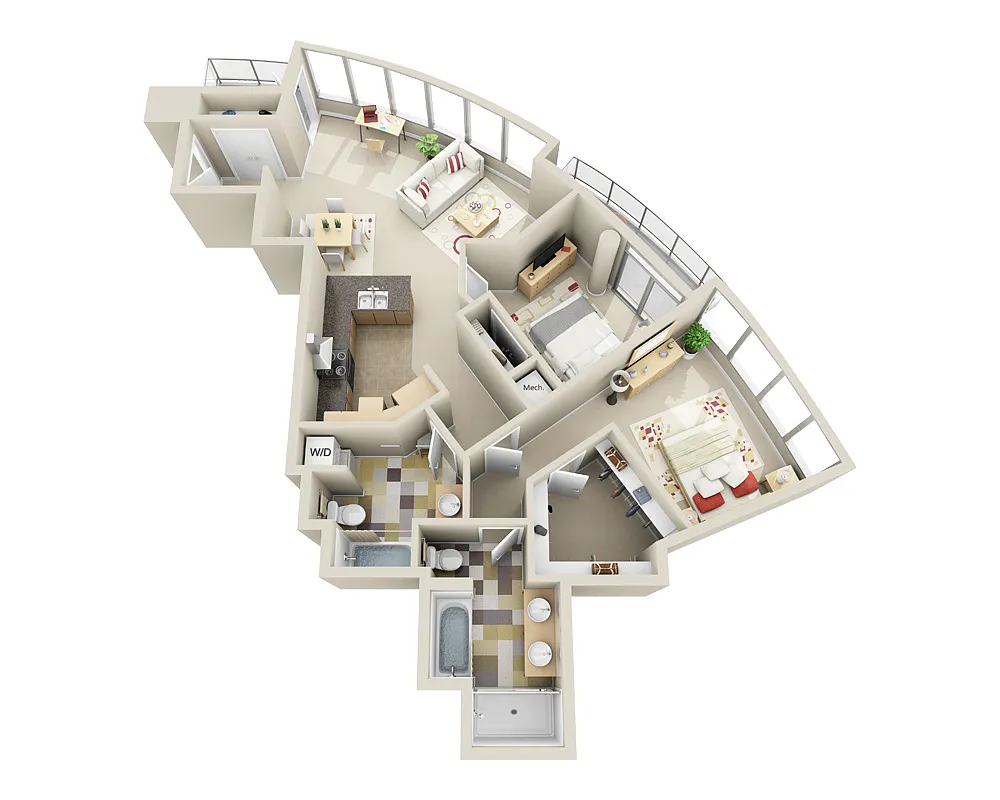 Floor plan Panache 03's