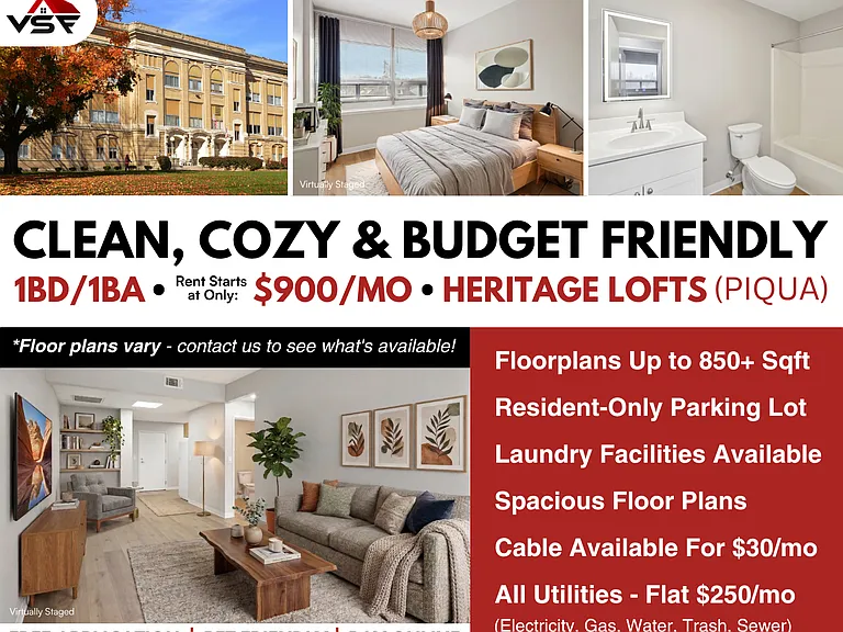 Spacious Living at Heritage Lofts, Piqua — Photo 33